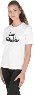 Love Moschino Dames T-Shirt Wit