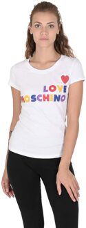 Love Moschino Dames T-shirt Wit
