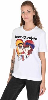 Love Moschino Dames T-Shirt Wit