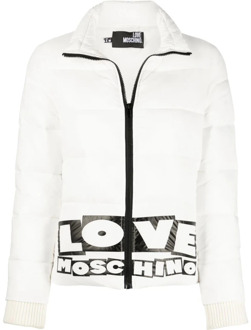 Love Moschino Down Jackets Love Moschino , White , Dames - 2XS