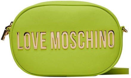 Love Moschino Fluorescerend Groene Synthetische Schoudertas Love Moschino , Green , Dames - ONE Size