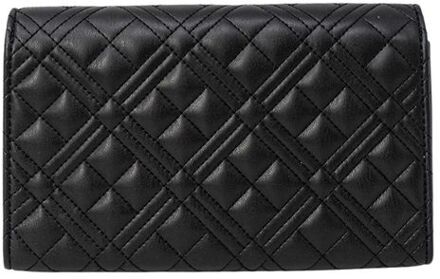 Love Moschino Gequilted Keten Schoudertas Jc4082pp04kc0000 Zwart - One Size