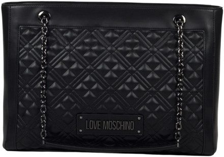 Love Moschino Gewatteerde Tas Love Moschino , Black , Dames - ONE Size