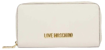 Love Moschino Ivoor Portemonnee Love Moschino , Beige , Dames - ONE Size