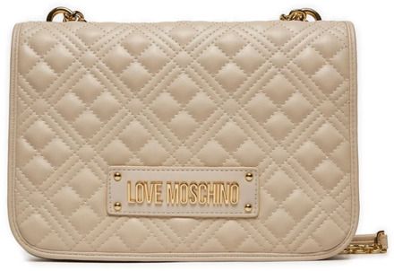 Love Moschino Ivory Tassen voor Stijlvolle Fashionistas Love Moschino , Beige , Dames - ONE Size
