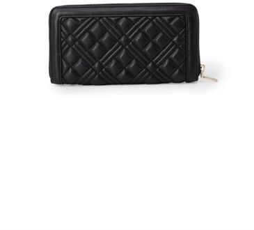 Love Moschino Jc4178pp04la000a Gequilted Portemonnee - maat Zwart
