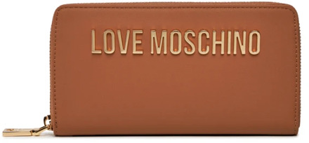 Love Moschino Kameel Portemonnees Love Moschino , Brown , Dames - ONE Size