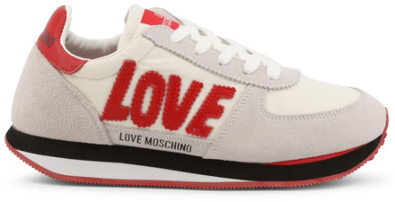 Love Moschino Lente/Zomer Dames Sneakers Love Moschino , White , Dames - 36 EU