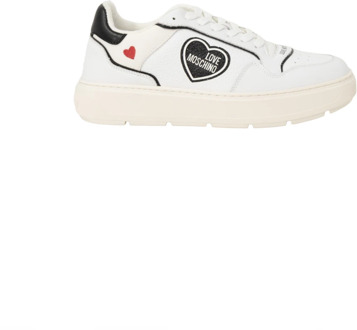 Love Moschino Lente/Zomer Dames Sneakers Love Moschino , White , Dames - 40 Eu,37 EU