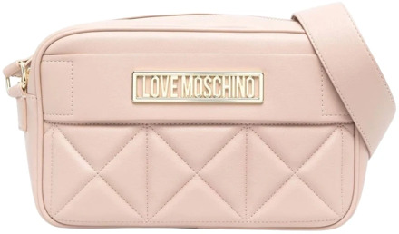 Love Moschino Logo Heuptas Love Moschino , Beige , Dames - ONE Size