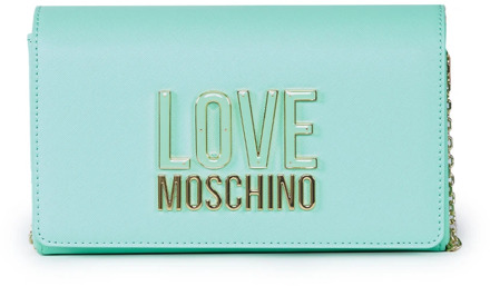 Love Moschino Mint Groene Schoudertas Love Moschino , Green , Dames - ONE Size