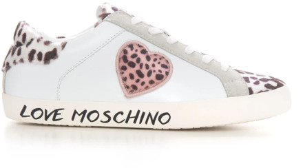 Love Moschino Ponyskin Vetersneakers Love Moschino , Multicolor , Dames - 39 EU