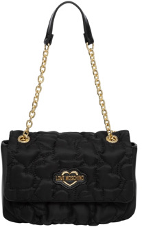 Love Moschino Puffy Heart Shoulder bag Love Moschino , Black , Dames - ONE Size