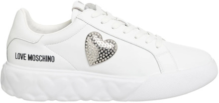 Love Moschino Puffy Heart Sneakers Love Moschino , White , Dames - 39 Eu,36 Eu,37 Eu,40 EU