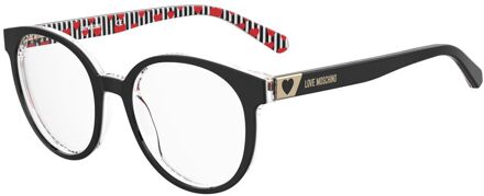 Love Moschino Ronde Bril Mol5848 Zwart