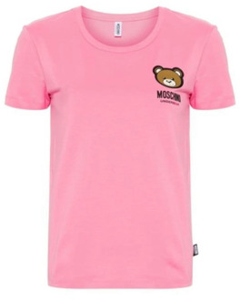 Love Moschino Roze T-shirt en Polo Love Moschino , Pink , Dames - L,M,Xs
