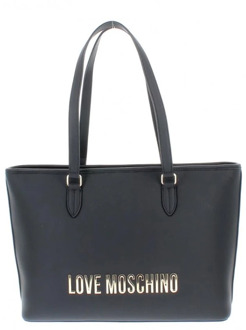 Love Moschino Schoudertas in zwart PU Love Moschino , Black , Dames - ONE Size