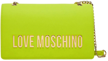 Love Moschino Schoudertas Lime Geel Love Moschino , Green , Dames - ONE Size