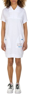 Love Moschino Shirt Dresses Love Moschino , White , Dames - S
