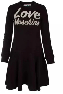 Love Moschino Short Dresses Love Moschino , Black , Dames - L,S,Xs