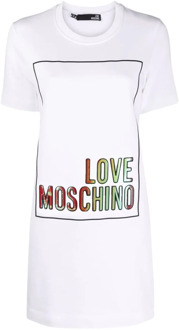 Love Moschino Short Dresses Love Moschino , White , Dames - 2XS
