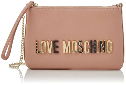 Love Moschino Shoulder Clutch Tas Love Moschino , Pink , Dames - ONE Size