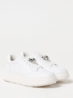 Love Moschino Sneakers Casual Leer Lichtgrijs