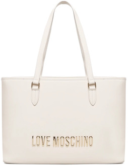 Love Moschino Stijlvolle en praktische schoudertas Love Moschino , White , Dames - ONE Size