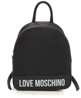 Love Moschino Stijlvolle Rugzak met Verstelbare Banden Love Moschino , Black , Dames - ONE Size