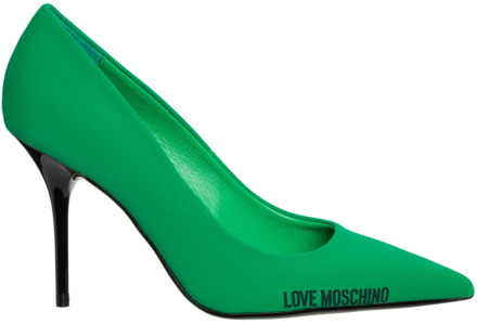 Love Moschino Verhoog stijl met hoge hakken Love Moschino , Green , Dames - 40 Eu,37 EU