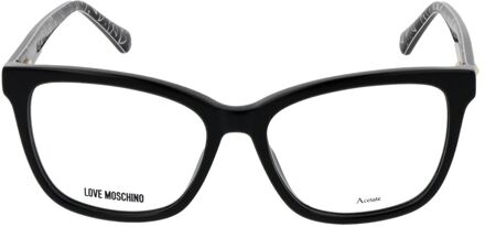 Love Moschino Vl5056 Zwarte Rechthoekige Zonnebril - maat