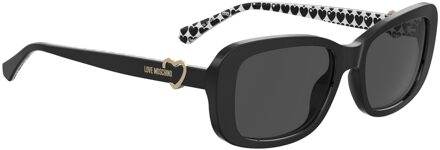 Love Moschino Vrouwen Zonnebril 55/17/140 mm Acetaat Zwart - One Size