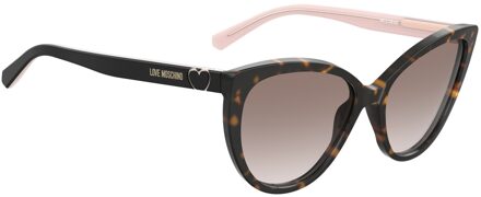 Love Moschino Vrouwen Zonnebril 57/17/140 mm Acetaat Bruin - One Size