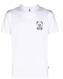 Love Moschino Wit T-shirt en Polo Set Love Moschino , White , Dames - L,M,S
