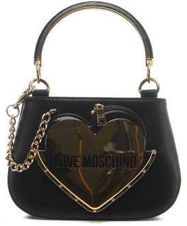 Love Moschino Zwarte Dames Handtas Love Moschino , Black , Dames - ONE Size
