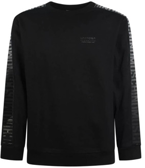 Love Moschino Zwarte Katoenen Sweatshirt voor Heren Love Moschino , Black , Heren