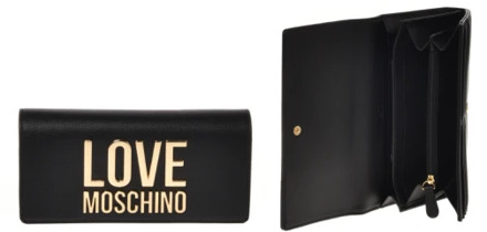 Love Moschino Zwarte Portemonnees van Moschino Love Moschino , Black , Dames - ONE Size