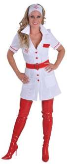 Love nurse kostuum Wit - Transparant