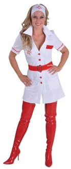 Love nurse kostuum Wit - Transparant