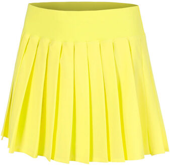 Love Pleated Rok Dames geel - M