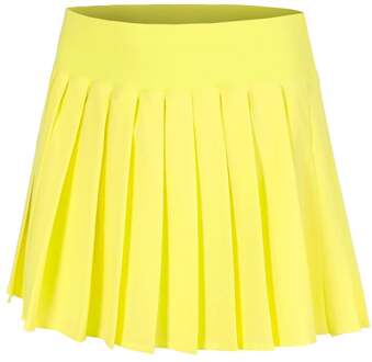 Love Pleated Rok Dames geel - S