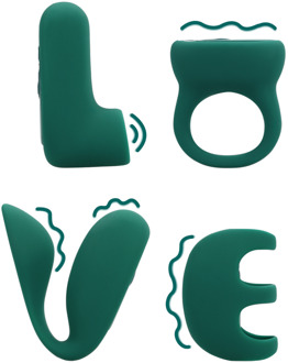 'LOVE' (S)explore Set - Groene Kristal