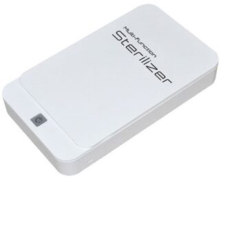 Lovebay Uv Licht Sterilisator Maskers Sieraden Telefoons Cleaner Personal Sanitizer Desinfectie Kast Met Aromatherapie Esterilizador wit