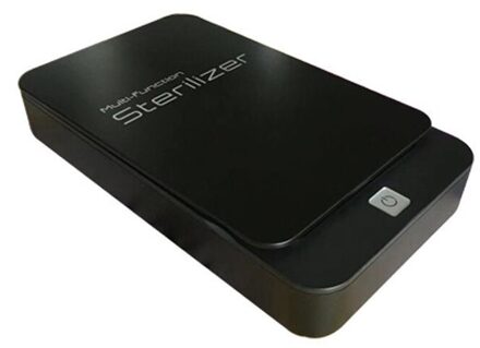 Lovebay Uv Licht Sterilisator Maskers Sieraden Telefoons Cleaner Personal Sanitizer Desinfectie Kast Met Aromatherapie Esterilizador zwart