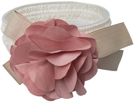 Lovely Baby Hoofdband Bloem Kant Hoofdband Hoofddeksels Haaraccessoires Voor Meisjes 0-3 Jaar Oud Roze