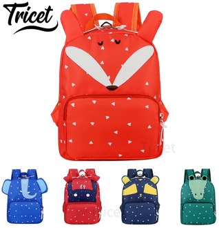 Lovely Cartoon Animal Pattern Children Backpack for Boys Girls Toddler Kindergarten Bag High-capacity Waterproof Kids Schoolbag