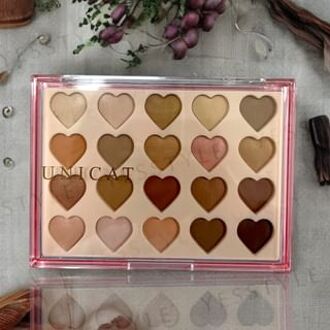Lovely Heart Eye Shadow Palette Tea Mood 1 pc