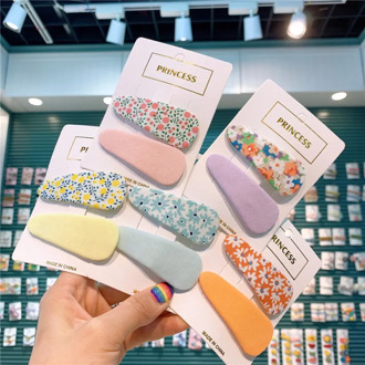 Lovely Korea New Children's Hair Clip Baby's Pure Color Hair Clip Ice Cream Sweet Hair Clip Accessories Hair Pin For Girls