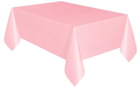 Lovely Pink een rechthoekige plastic tafel dekken 54 "x108"