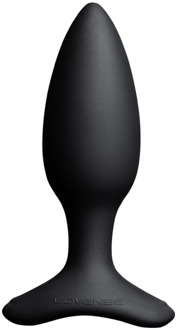 Lovense Hush 2 - App-bestuurde Vibrerende Buttplug - 1,5 / 3,8 cm - Zwart
